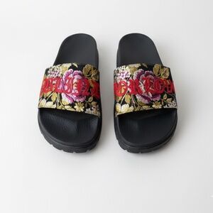 Gucci Blind-For-Love Slides, U.S. 12